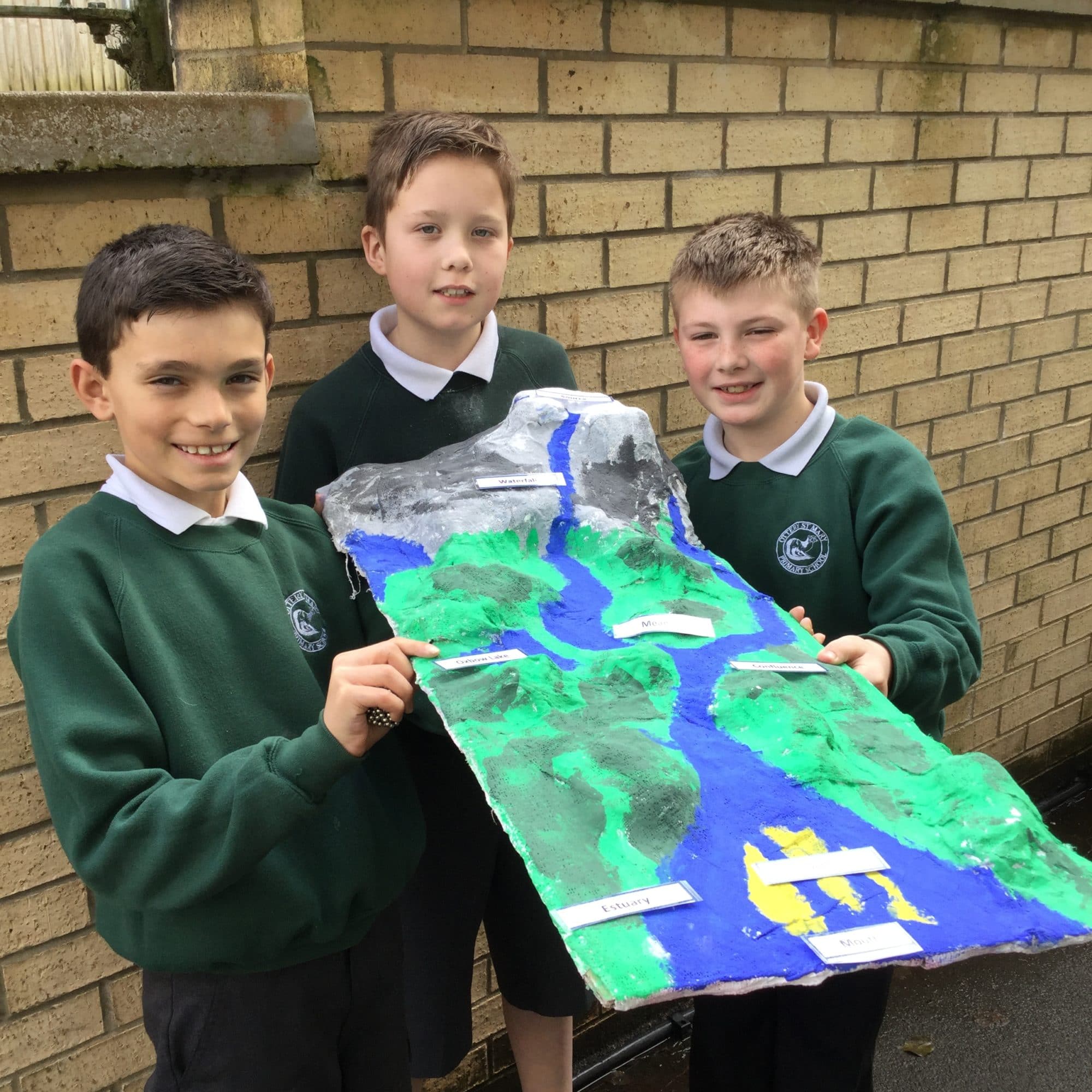 school project 3d river model