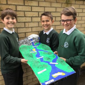 school project 3d river model