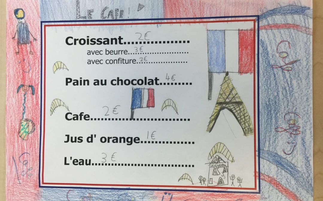 French Café in Year 3.